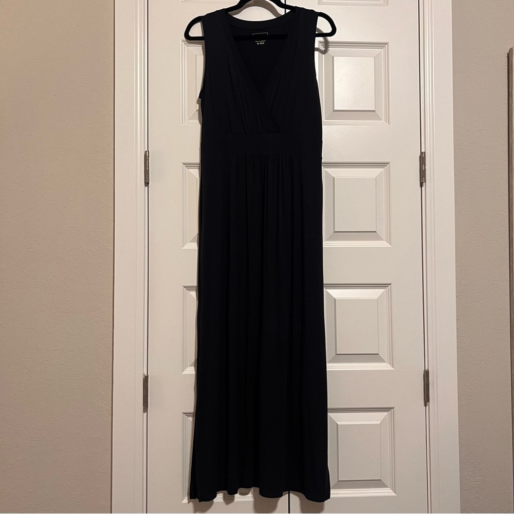 L.L. Bean Classic Black Maxi Dress
